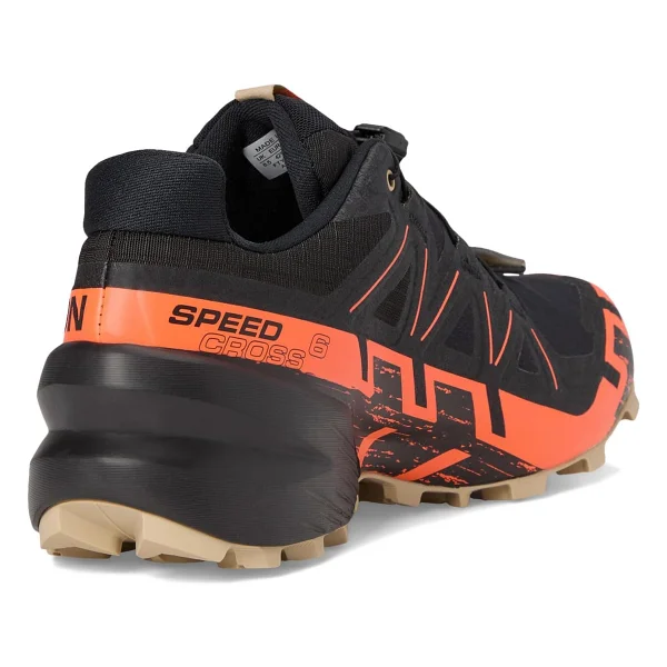 Salomon Speedcross 6 Gore-Tex L47879500 Siyah-Turuncu Erkek Koşu Ayakkabısı - Görsel 5