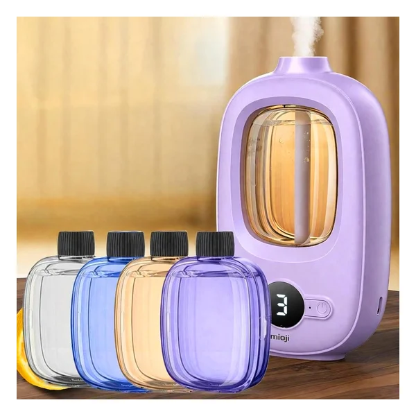 Mioji Smell 2X Yeni Nesil Şarjlı Otomatik Oda Kokusu Makinesi Mor - Lavanta - Görsel 7