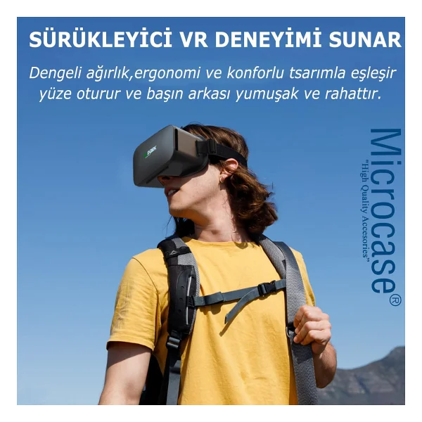 Microcase Vrpark V6 3d Sanal Gerçeklik Gözlüğü-Al4740 - Görsel 5