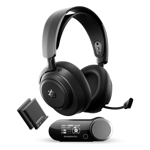 Steelseries Arctis Nova Pro Omni Beyaz 7.1 Type-C Kablolu/Kablosuz Kulak Üstü Oyuncu Kulaklığı - Görsel 10
