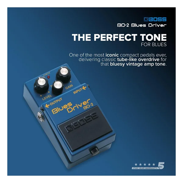 Boss Bd-2 Blues Driver Compact Pedal - Görsel 2