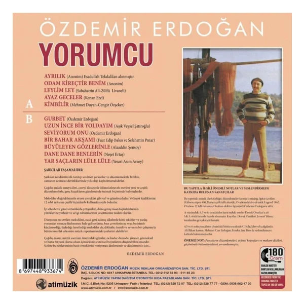 Özdemir Erdoğan - Yorumcu Plak - Görsel 3