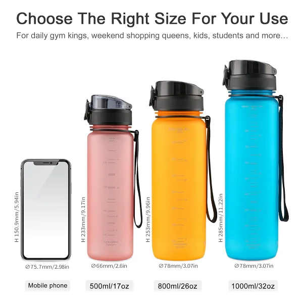 Uzspace 3026-3 Turuncu 500 Ml Matara - Görsel 3