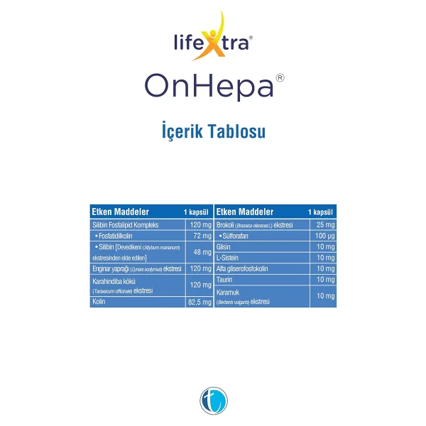 Lifextra OnHepa 30 Yumuşak Kapsül - Görsel 7