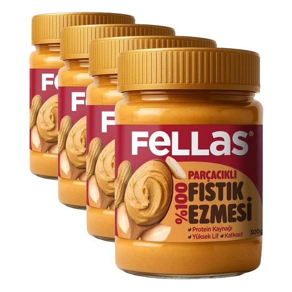 Fellas %100 Fıstık Ezmesi 300 gr - Görsel 5