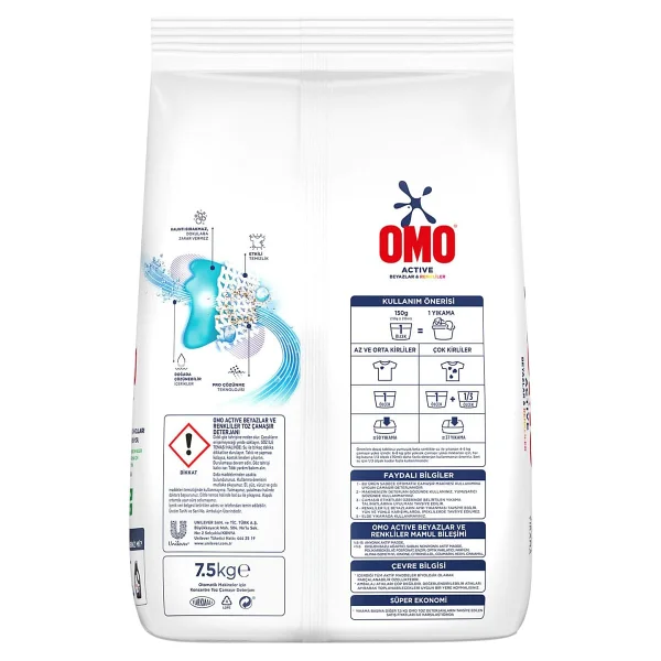 Omo 7.5 Kg Toz Deterjan - Görsel 3