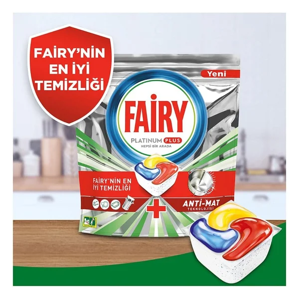 Fairy Platinum Plus Bulaşık Makinesi Tableti 60'lı - Görsel 5
