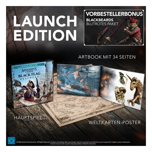 PS5 Assassin's Creed Black Flag Resynced Launch Edition Oyun - Görsel 2