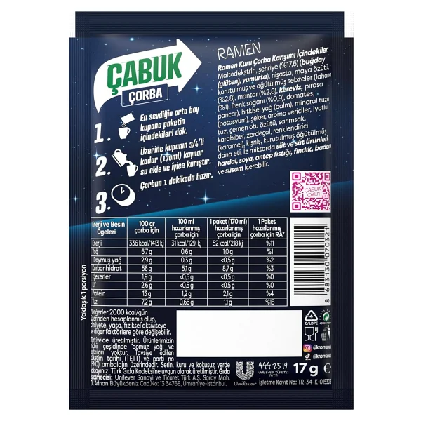 Knorr Çabuk Çorba Ramen 17 Gr - Görsel 2
