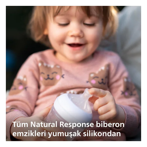Philips Avent Scy962/02 Natural Response No:2 0 Ay+ 2'li Biberon Emziği - Görsel 4