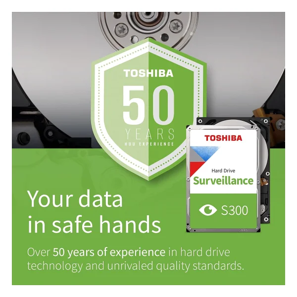 Toshiba S300 2tb Surveillance HDD - 3.5 5400rpm, 128mb Cache, Sata Iıı - Görsel 5