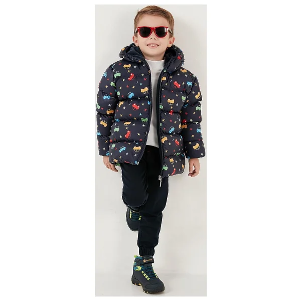 Lela 5763003 Kapüşonlu Erkek Çocuk Şişme Mont - Görsel 3