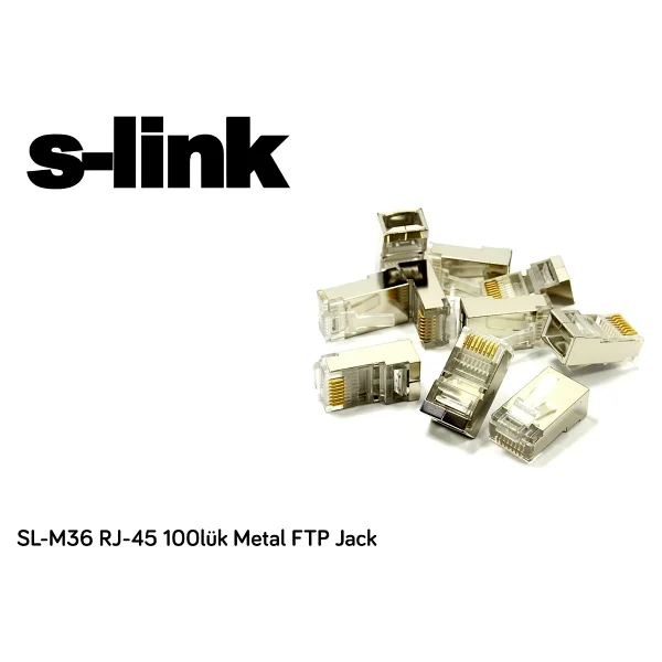 S-Link Sl-M36 Rj-45 100'lü Konnektör - Görsel 4