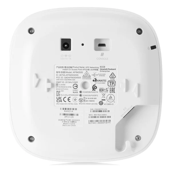 Hpe Aruba Instant On Ap22 R4w02a 1750 Mbps İç Ortam Access Point - Görsel 2