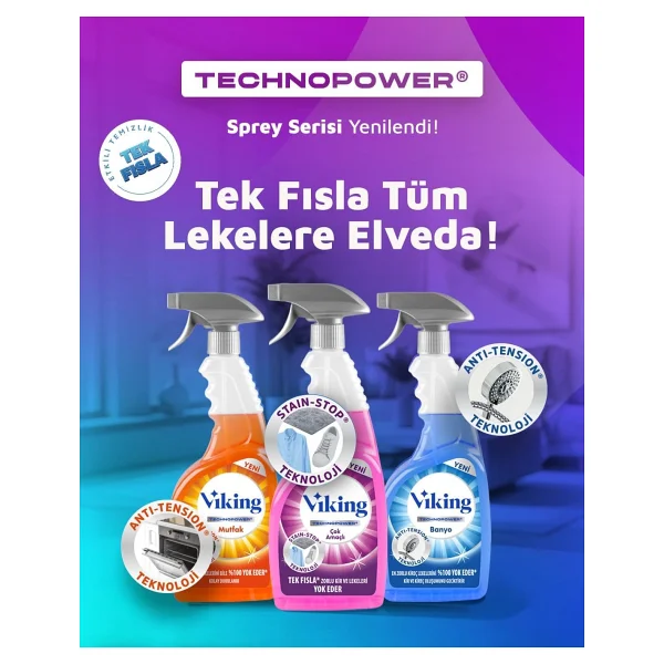 Viking Technopower Çok Amaçlı Sprey 750 ml - Görsel 6