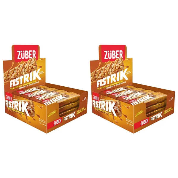 Züber Fıstrık Yer Fıstıklı Kuruyemiş Bar 30g X 15 Adet - Görsel 6