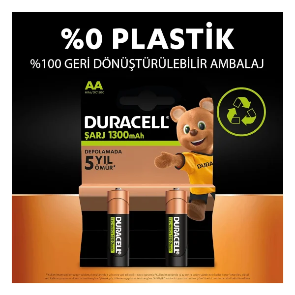 Duracell Şarj Edilebilir 750 mAh Aaa İnce Kalem Pil - Görsel 6