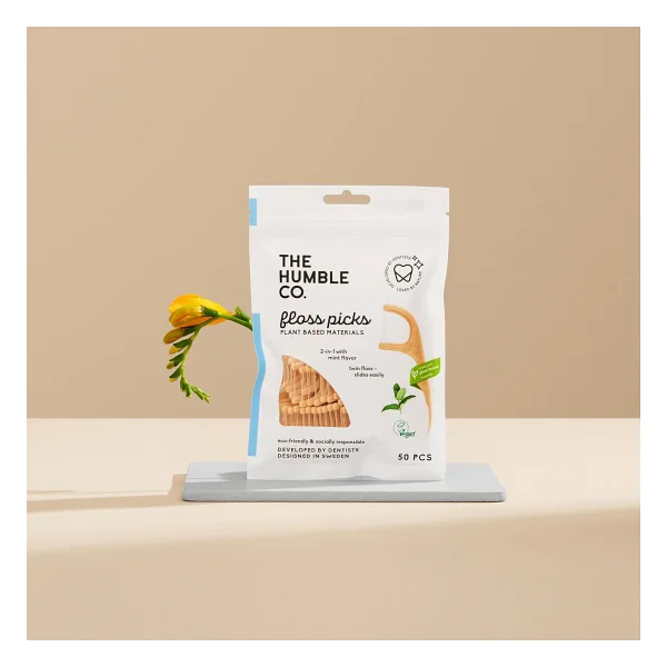 The Humble Co. Nane Aromalı 50'li Kürdanlı Diş İpi - Görsel 5