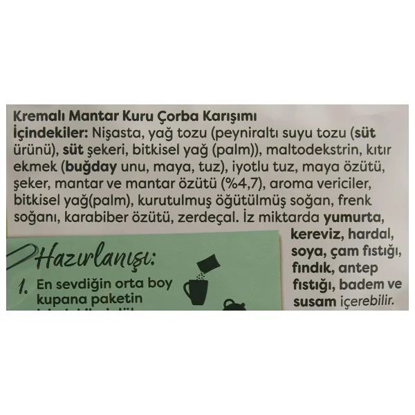 Knorr Kremalı Mantar 19 gr Çabuk Çorba - Görsel 3
