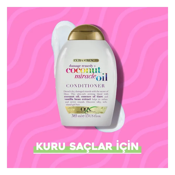 Ogx Coconut Miracle Oil 385 Ml Saç Kremi - Görsel 4