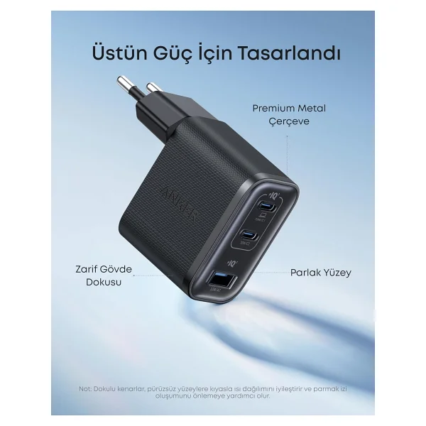 Anker Nano A121a 70 W Hızlı Şarj Aleti - Görsel 5