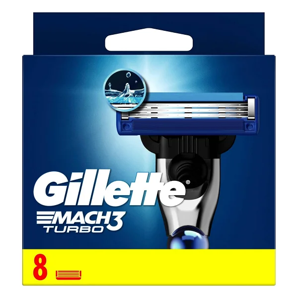 Gillette Mach3 Turbo 4'lü Yedek Tıraş Bıçağı - Görsel 9