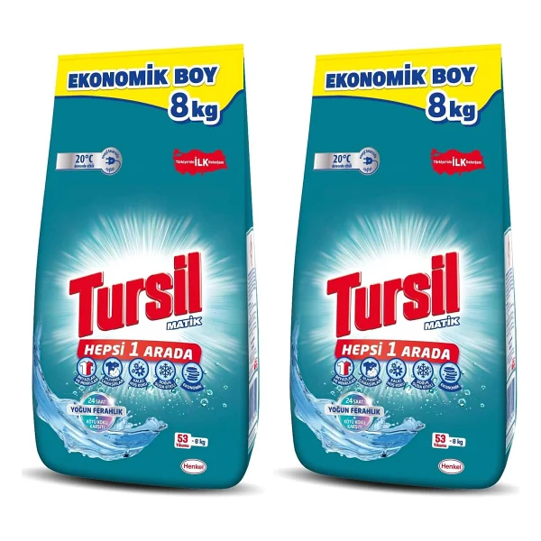 Tursil Matik 8 kg Toz Deterjan - Görsel 6