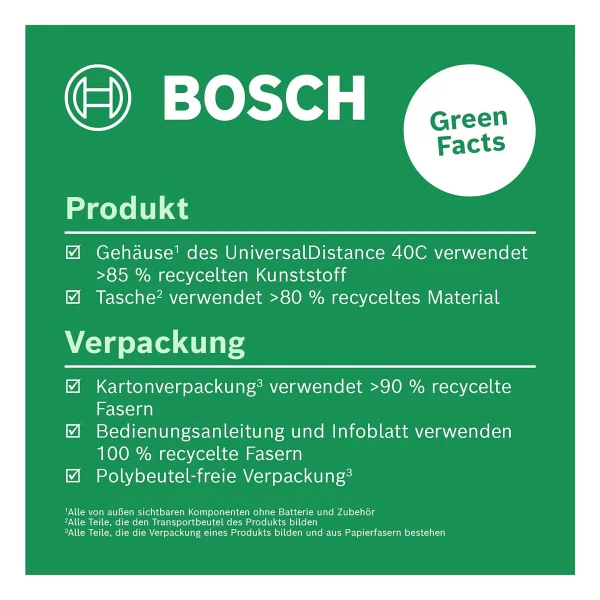 Bosch Universaldistance 40c Dijital Lazer Metre - Görsel 5
