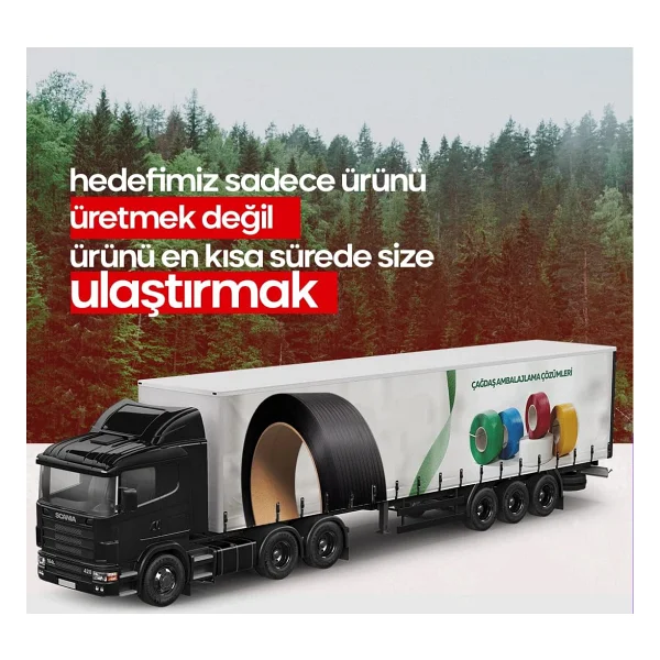 Onur Ambalaj 12MM Siyah Otomatik Makina Çemberi 2000 Metre - Görsel 4