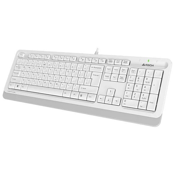 A4 Tech Fstyler Fk10 Beyaz Q Kablolu Klavye - Görsel 5