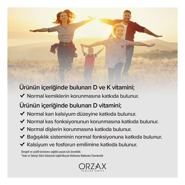 Ocean Gummies D3K2 Vitamin Çiğnenebilir 60 Softgel - Görsel 6