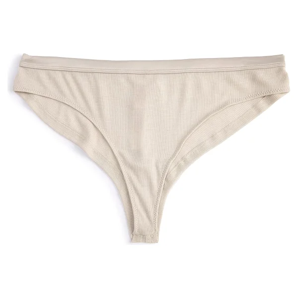 Koton Kadın Normal Bel Kumaş Detaylı Brief Külot, Gri (035), XS - Görsel 9