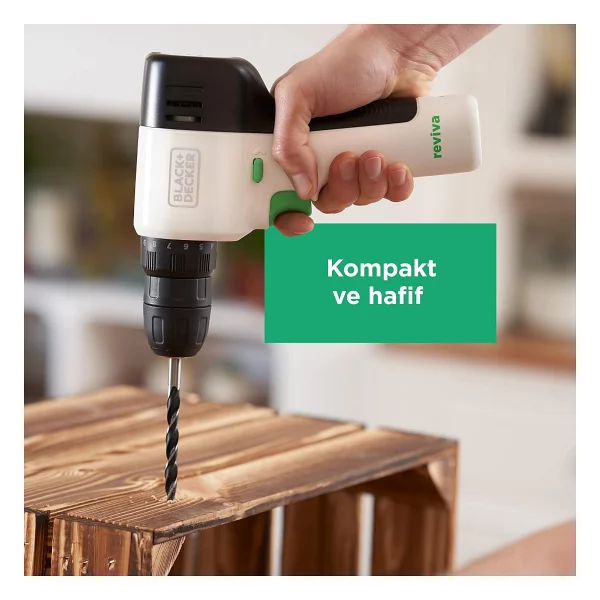 Black+Decker Revdd12a80 Reviva 12 V Matkap - Görsel 3