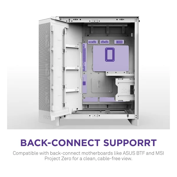 Nzxt H9 Flow RGB Large Fanlı E-Atx Oyuncu Kasası - Görsel 9