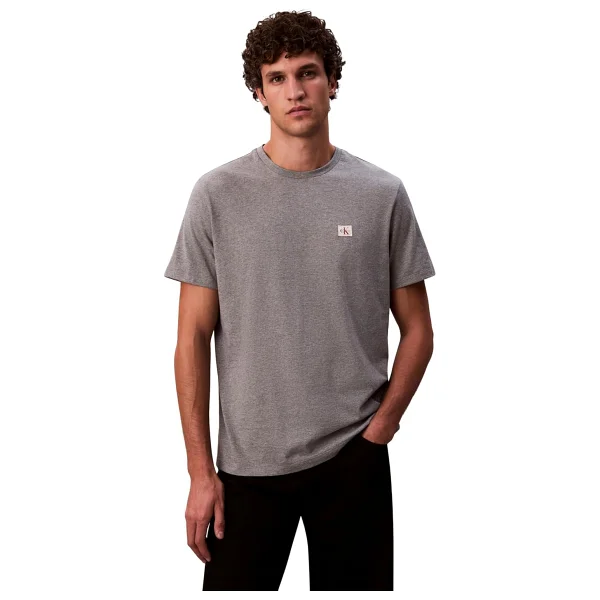 Calvin Klein Badge 30S Jersey Classic LV04RC272G Kısa Kollu Bisiklet Yaka Erkek Tişört - Görsel 7