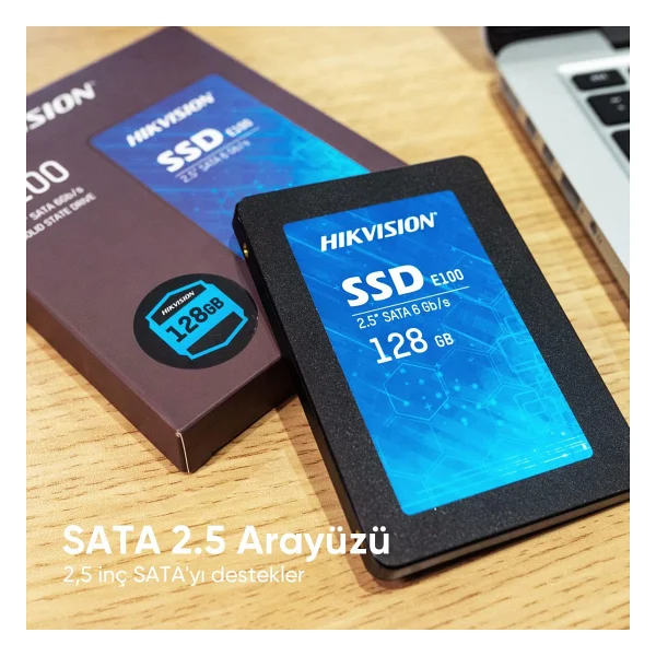Hikvision E100/128g Sata 3.0 2.5" 128 GB SSD - Görsel 4