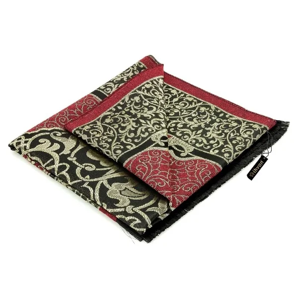 ihvan online Ekonomik Osmanlı Tafta Seccade - 0150 (Bordo) - Görsel 2