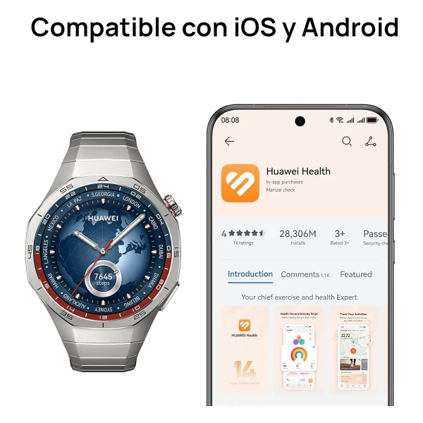 Huawei Watch Gt 5 Pro 46mm Titanyum Akıllı Saat - Görsel 4