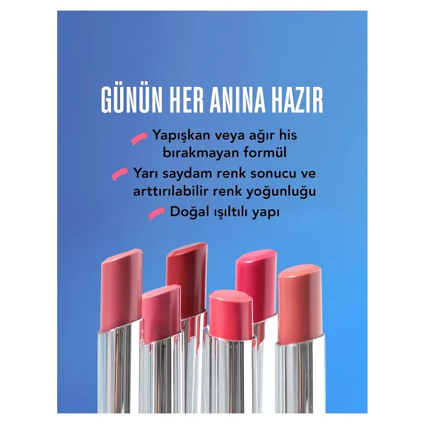 Flormar Sheer Up Parlak Bitişli Nemlendirici 013 Gaia Stick Ruj - Görsel 5