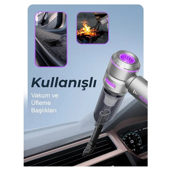 Auhma Ahv-02 Şarjlı Araç Süpürgesi - Görsel 3