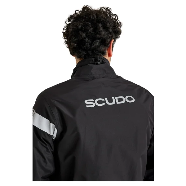 Scudo Peru Siyah Üst Motosiklet Yağmurluğu 2Xl - Görsel 3