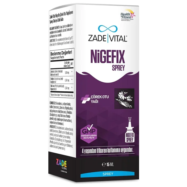 Zade Vital Nigefix Nazal Sprey 15 Ml - Görsel 5