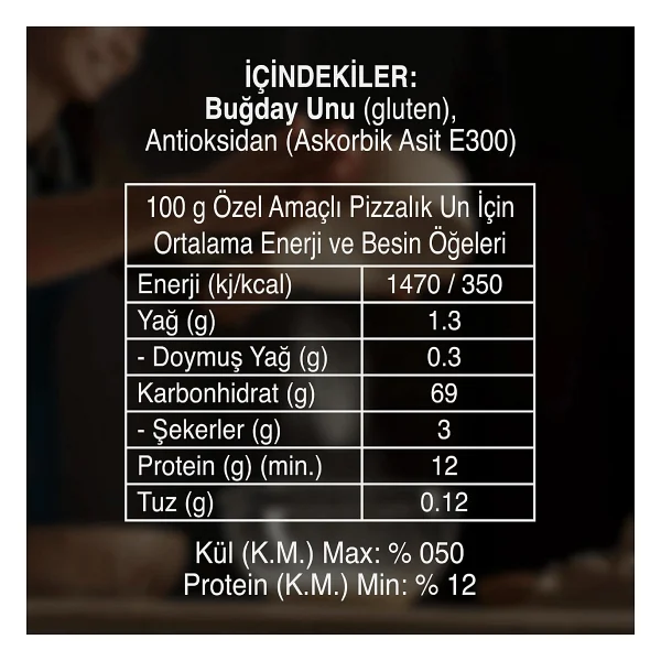 Tellioğlu 1 Kg Pizza Unu - Görsel 2