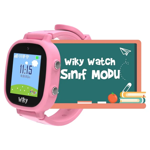 Wiky Watch 5e Pembe Akıllı Çocuk Saati - Görsel 7