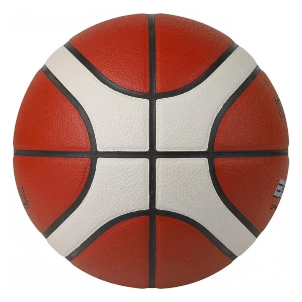 Molten BG3000 basketbol topu, iç ve dış mekanlar için, kauçuk, boyut 7, turuncu/fildişi rengi, 14 yaşından büyük erkek ve yetişkinler için uygundur - Görsel 3