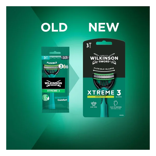 Wilkinson Sword Xtreme 3, Oynar Başlıklı Kullan At Tıraş Bıçağı 8'Li Paket - Görsel 8