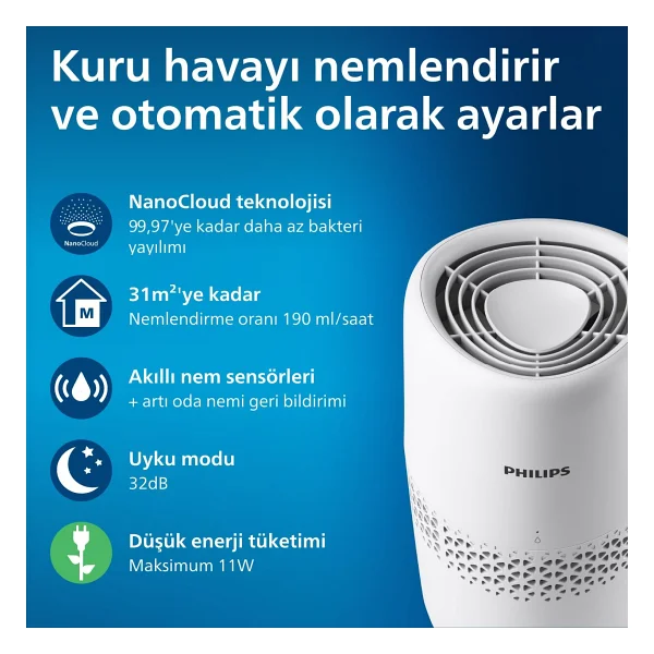 Philips 2000 Serisi Hu2510/10 Hava Nemlendirici - Görsel 2