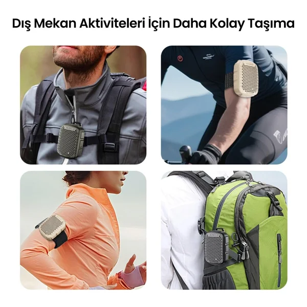 Nowgo Lava Clip Siyah Bluetooth Hoparlör - Görsel 7
