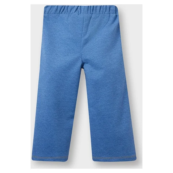 DeFacto Kız Bebek Wide Leg Jean Görünümlü Pantolon - Görsel 3