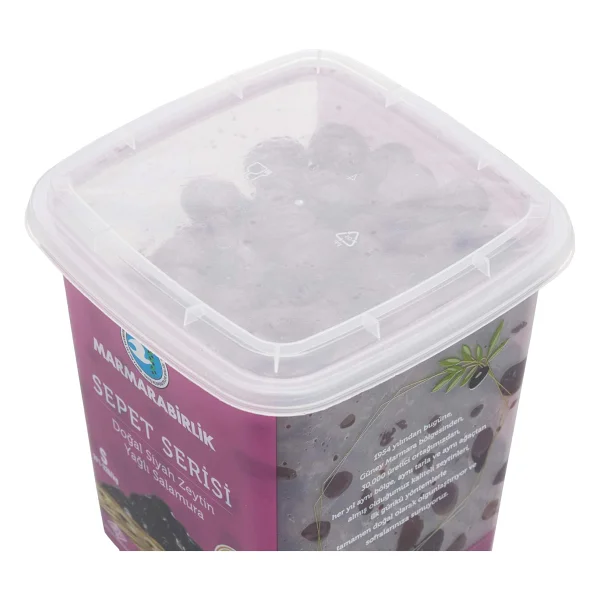 Marmarabirlik Sepet Serisi Yağlı Salamura S (291-320) 800 Gr Siyah Zeytin - Görsel 3